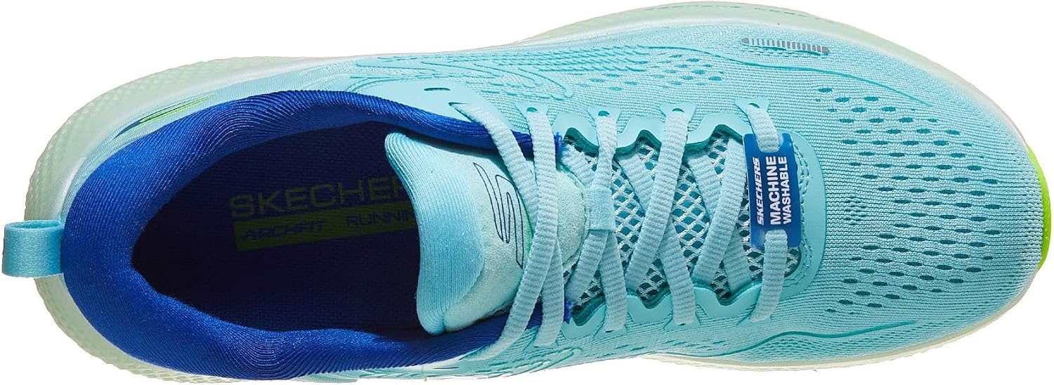Amazon | Skechers レディース Go Run Arch Fit Max Road 6, ブルー